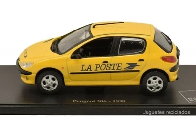 Peugeot 206 1998 La Poste La Posta Svizzera 1:43 Auto Atlas - Immagine 1 di 2