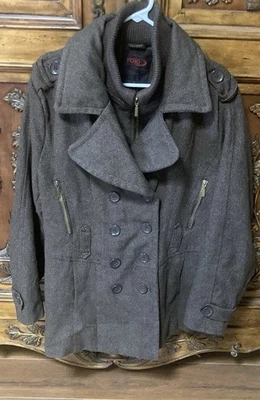 Abrigo de invierno Yoki New York mezcla de lana talla XXL Foto 1 de 4