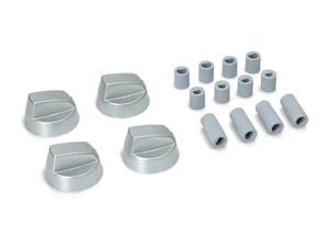 KIT 4 MANOPOLE CUCINA UNIVERSALE SILVER - Imagen 1 de 6