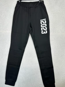 NUEVO- Pantalón Jogger Negro Clase de 2023 Mujer Talla Pequeña - Imagen 1 de 10