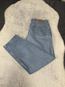 Levi's Vintage Men's 560 Loose Fit Tapered Leg Blue Jeans 42x34 Y2K B - Picture 1 of 9