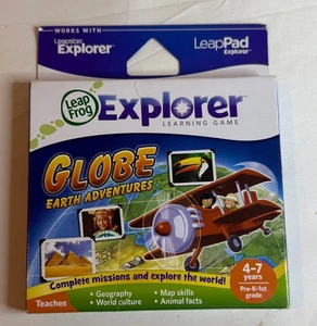 Leap Frog Leapster Explorer Cartridge Game - Globe Earth Adventures - New - Picture 1 of 2