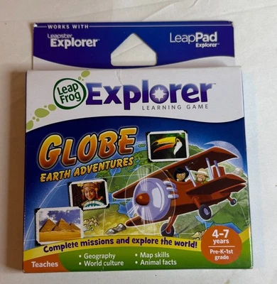 Leap Frog Leapster Explorer Cartridge Game - Globe Earth Adventures - New - Image 1 of 2