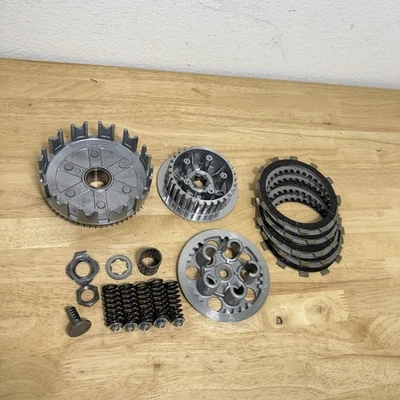 2002 Suzuki RM85 RM 85 OEM Complete Clutch Basket Hub Pressure Plate (02-23) #50 - Image 1 of 4