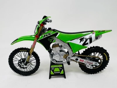 Kawasaki KX450 JASON ANDERSON #21. 1:6 SCALE MOTORCYLE TOY MODEL - Image 1 of 3