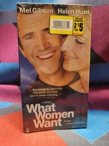 What Women Want VHS 2000 New Sealed Mel Gibson Fast Ship - Picture 1 of 2