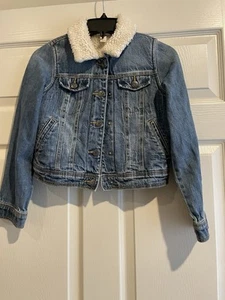 Size 8 Little Girl Denim Jacket - Picture 1 of 5