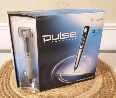 Lápiz inteligente Livescribe Pulse 4 GB 400 horas grabación de audio Mac/Windows para computadora Foto 1 de 4