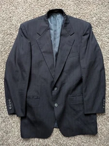 Blazer Traje Bowden Talla 40R Azul Marino Vintage Hecho en EE. UU. Para Hombre - Imagen 1 de 11