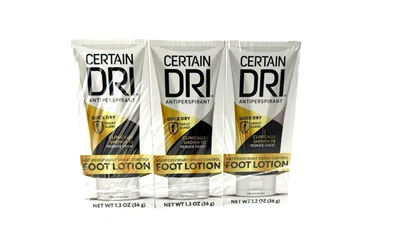 某些 Dri Antip。 足部乳液,持久防汗,1.3 盎司 - 3 件装!! 04/27 — 第 1/4 张图片