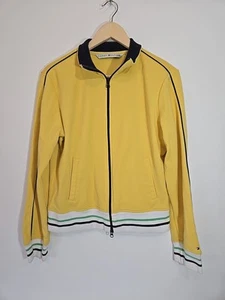 Tommy Hilfiger Chaqueta Cuello Amarillo Cremallera Dobladillo Rayas Talla Grande - Imagen 1 de 14