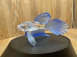 Swarovski Crystal "South Seas", Blue Siamese Fighting / Beta Fish Figurine - Picture 1 of 6