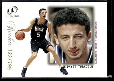 Fleer Legacy Hidayet "Hedu" Turkoglu Rookie #/799 HSC 2000-01 Foto 1 de 2