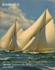 BONHAMS MARITIME MODELS SCRIMSHAW ART YACHT SHIP 2010 - Imagen 1 de 1