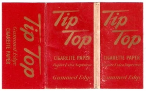 Vintage Cigarette Tobacco Papers TIP TOP Bi-lingual RED - Picture 1 of 2