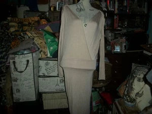 NAKED WARDROBE Fabulous Peanut Drop Back Dress Size S NWT - Picture 1 of 5