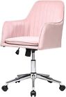 Velvet Desk Chair Adjustable Swivel Office Chair Vanity Chair For Home/Office