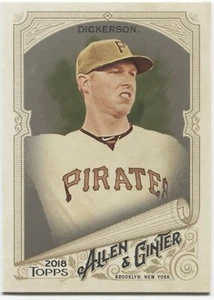 Corey Dickerson SP 2018 Allen & Ginter plata brillante caja caliente - piratas - #320 - Imagen 1 de 1