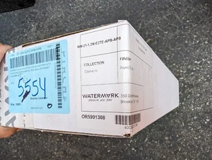 Watermark Elements Set Lavabo da Parete 2 Fori con 8 Beccucci 3/4" Ottone Invecchiato - Foto 1 di 2