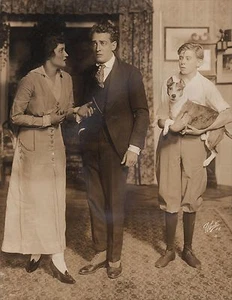 PEGGY WOOD & OTTO KRUGER in "Young America" - Original Vintage Photo - 1915 - Picture 1 of 2