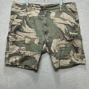 Wrangler Camo Cargo Shorts Mens 40 Relaxed Fit Hiking Outdoors Style 60AAWGB - Picture 1 of 7