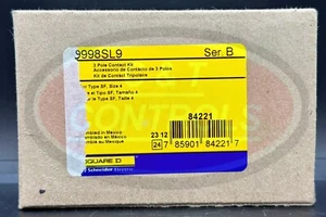 Square D 9998SL9 Talla 4 Kit de Contacto 3 Polos Nuevo En Caja EE. UU. Stock - Imagen 1 de 4