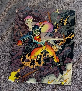 Superboy 1993 Grummett Hazlewood Laminated DC Comics PROMO Poster G - Bild 1 von 2
