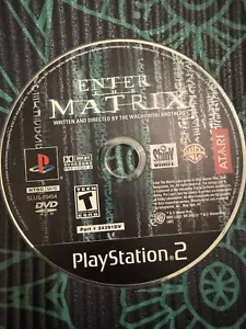 Enter the Matrix (Sony PlayStation 2, 2003) PS2 - DISC ONLY BLACK LABEL - Picture 1 of 2