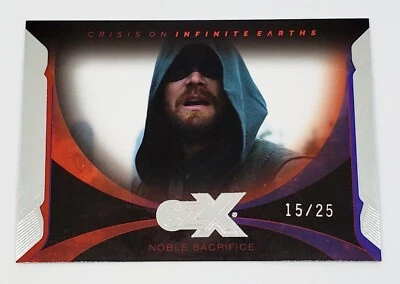 2022 Cryptozoic CZX Crisis on Infinite Earths Silver #7 Noble Sacrifice #15/25 - Image 1 of 3