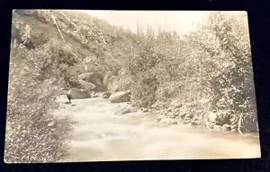 1911 Hardin Montana MT Postkarte RPPC Foto ~ Blick auf Canyon - Bild 1 von 3