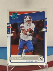 Zack Moss 2020 Panini Donruss Optic Rated Rookie Base #180 Bills - Picture 1 of 2