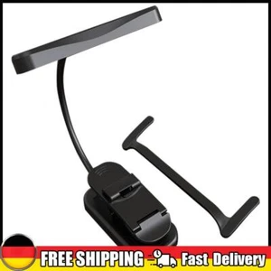 LED-Notenpultleuchte mit flexiblem Hals ansteckbare Buchlampe für Klaviernoten - Bild 1 von 11
