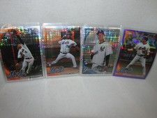 2010 Topps Chrome * 4 Card Lot * 3 X-Fractors and 1 Purple Refractor *