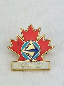 CUPE SCFP Local 37 Union Pinback - Bild 1 von 2