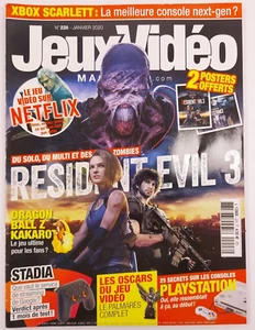 Jeux Vidéo Magazine N°228 Janvier 2020 Resident Evil 3 Dragon Ball Z Kakarot - Imagen 1 de 4