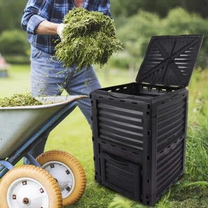 80 Gallon Large Compost Bin from BPA Free Material Fast Creation of Fertile USA - Picture 1 of 15