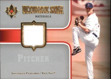 2007 Ultimate Collection Ultimate Star Materials Card #JP Jonathan Papelbon