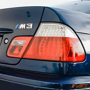 Red LED Tail Lights for BMW 3 E46 99-02 Coupe 320ci 323ci 325ci 328ci 330ci M3 - Foto 1 di 16