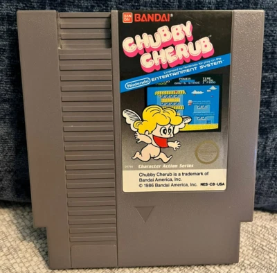 Chubby Cherub (Nintendo Entertainment System, 1986) 5 Screw, Tested and Working! - Image 1 of 4