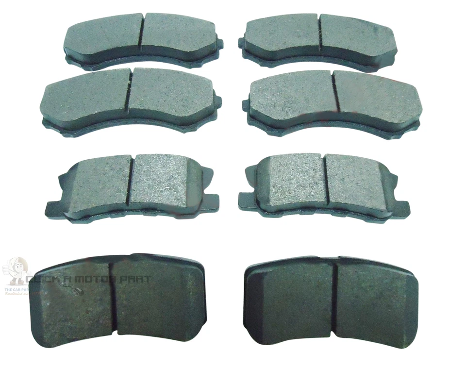 JUEGO DE PASTILLAS DE DISCO DE FRENO DELANTERAS Y TRASERAS NUEVO PARA MITSUBISHI GRANDIS 2.0 DI-D 2.4 05-11 Foto 1 de 1