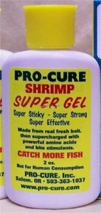 Pro-Cure Fish Attractant Scented Shrimp Super Gel 2 Oz Bottle G2-SMP - Picture 1 of 1