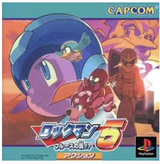 Rockman 5 Blues' Trap PS1 Games CAPCOM Tested Play Station - sony Used Japan - Image 1 of 1