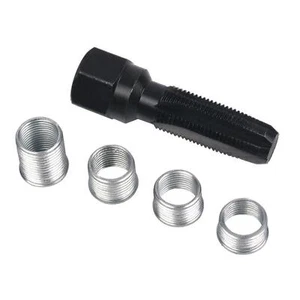 14mm Spark Plug Rethread Thread Repair Tool Reamer Tap Inserts Kit M14 x1.25 - Picture 1 of 12