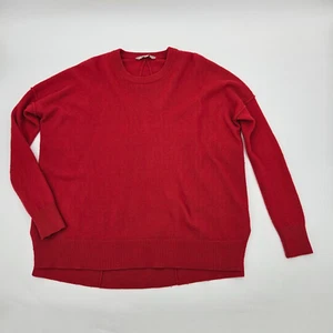 Athleta Perspective Wool Cashmere Crew Neck Sweater Size Small Red 383723 02 - Picture 1 of 18
