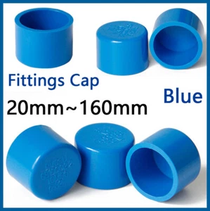 PVC Pipe Fittings End Cap Blanking Blue Adhesive Drain Pipe Fittings 20mm~160mm - Picture 1 of 22