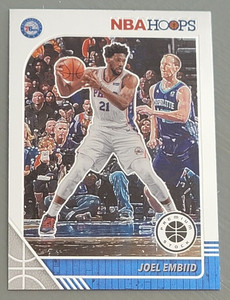 2019-20 Panini NBA Hoops Premium Stock Basketball, Base Card #145 JOEL EMBIID
