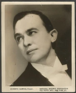 R Photo Giuseppe Campora Italian Opera Tenor 10" x 8" - Picture 1 of 1