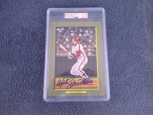 1997 PEREZ-STEELE SIGNED MIKE SCHMIDT GREAT MOMENTS POSTCARD PSA/DNA CERTED - Picture 1 of 3