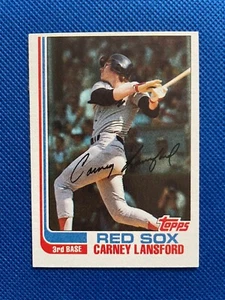 1982 Topps Carney Lansford Boston Red Sox MLB #91 - Picture 1 of 3
