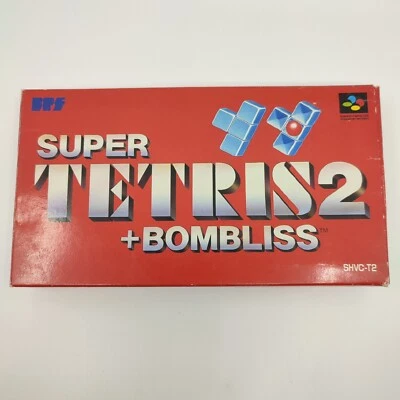 Super Tetris 2 + Bombliss Japan Boxed Super Famicom Game - Image 1 of 4